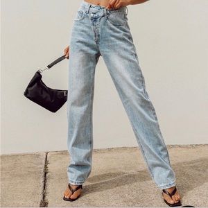 Princess Polly Crossover Jeans